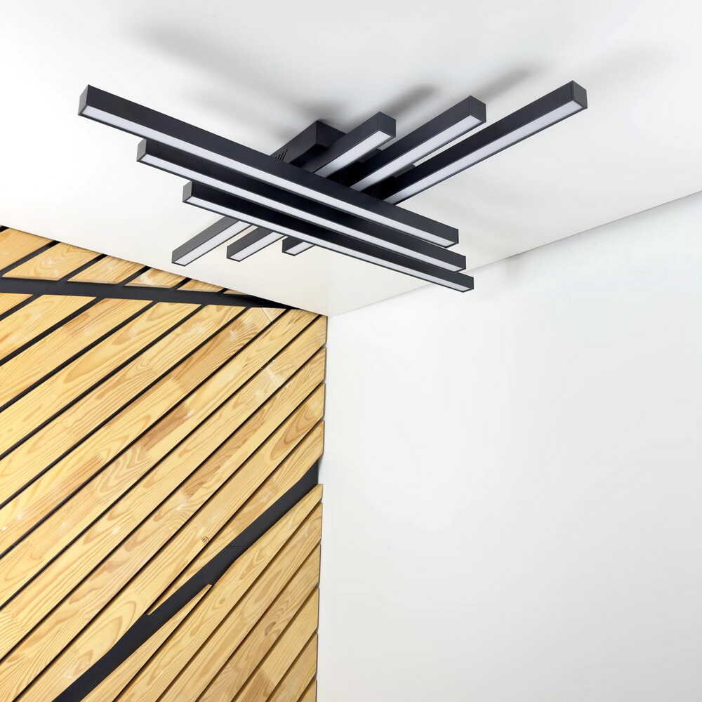 Светильник LED smart HIWAY с пультом 110Вт 3000-5000K 6050Lm Квадратный Черный 220805